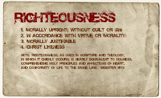 Longing, Righteousness, Filled